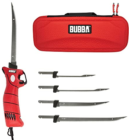 BUBBA Blade 1095704 110v Corded Electric Fillet Knife, 4 Blades