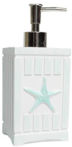 Sweet Home Collection, Set di accessori da bagno collezioni uniche moderne classiche contemporanee decorative bellissimi disegni per vasca da bagno doccia, pompa lozione/dispenser di sapone,