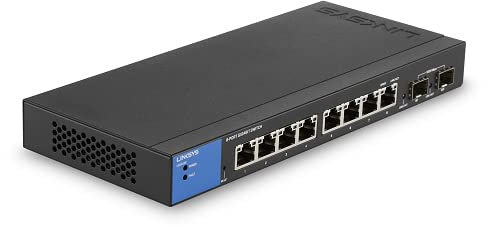 Linksys Commutateur Gigabit géré à 8 Ports+2 SFP