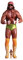 Star Cutouts Ltd SC1669 Macho Man Randy Savage WWE Karton-Ausschnitt mit kostenloser Mini-WWE-Figur, perfekt für WWE Geburtstagsparty-Dekorationen