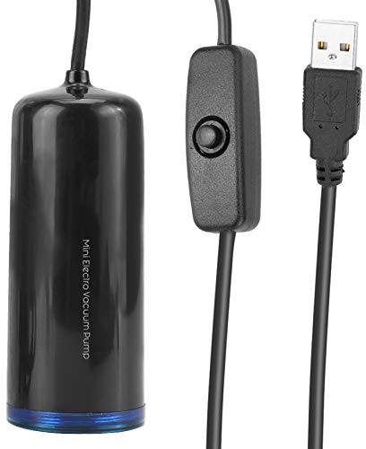 Mini Aspiradora de Compresión, Bomba de Aire Eléctrica de Almacenamiento Portátil, Bomba de Vacío de Compresión de Alta Potencia para Bolsas de Almacenamiento Al Vacío.