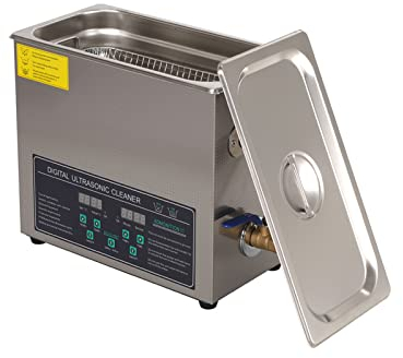 YXZCY Commercial Ultrasonic Cleaner - Sonic Cleaner with Heater Basket, Stainless Steel Ultrasonic Cleaning Machine with Digital Heater Timer Jewelry Cleaner Commercial Personal Home Use