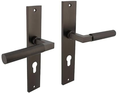 Türdrücker Bau-Stil Schild PZ 72 anthrazit-grau