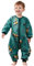 LILBESTIE Kleinkind Schlafsack, Babyschlafsack aus Weicher Baumwolle mit Füßen 1,5 TOG, Tragbare Decke mit Langarm Schlafsack für Alle Jahreszeiten (Baggerr, 3-5.5 Jahre)
