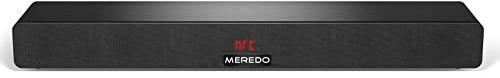 MEREDO Soundbar mit integriertem Subwoofer All-in-One 150W aus Holz Soundbar für TV Geräte 2.1 Kanal ARC/Optisch/Aux/BT 5.0 mit 5 EQ-Modi Einstellbare Höhen & Bässe Heimkino-71cm