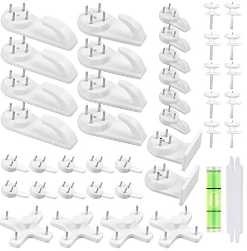 Ganci per Quadri da 44 Pezzi, Ganci da Parete Invisibili, Ganci da Parete Senza Traccia, Ganci Multifunzionali per Quadri da Parete per Appendere Quadri, Specchi, Orologi da Parete