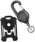 DIYEAH 1 Satz Ausweishalter kartenclip karten clip schirmständer verkleidung karten etui id holder Vertikale Ausweishülle Abzeichenabdeckung Abdeckung der Arbeitskarten Stk Black