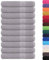vidaXL Handtücher 10 STK. Grau 100x200 cm 360 g/m² 100% Baumwolle, Strandtuch, Strandhandtuch, großes Badetuch, Badetuch, Gästetuch, großes Strandtuch