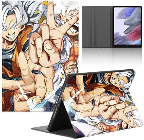 Funda Tablet para Apple iPad (2020)/8th Gen 10.2‘’, Carcasa Diferente Anime One Piece Dragon Ball Motifs de Cubierta Protectora Cover Plegable Cuero de PU Función de Soporte Protectora Case