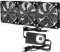 3 Pièces 120mm Ventilateur pour Boîtier PC, Ventilateur PC avec Contrôle de Vitesse, Ultra Silencieux, Double Roulement à Billes, AC 220V 3000 tr/min, Ventilateurs de Boîtier pour PC, Laptop, Routeurs
