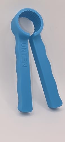 PET Flaschenöffner | Flaschenöffnerhilfe | Drehhilfe | Aufschraubhilfe Senioren (Blau)
