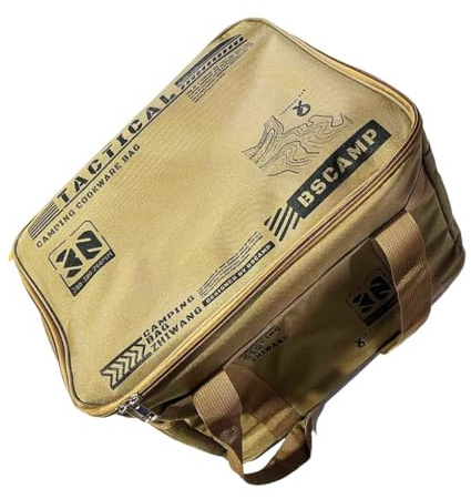 Zambuph Transport Camping Essentials Gregory Alpaca Gear Box Camping Storage Box Organiser Tote Bag Kitchen, khaki, 30L