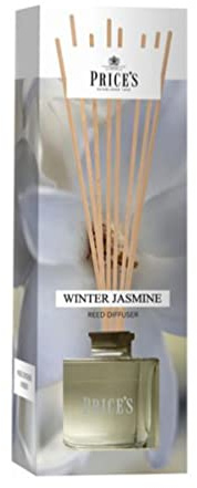 Price's - Winter Jasmin Schilfrohr-Diffusor – 100 ml – wunderschöner, frischer, hochwertiger Duft – langanhaltender Duft
