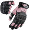 ADM Motorradhandschuhe Leder Damen Frauen CE Geprüft Zertifiziert Taktile Touchscreen Handschuhe Berührung Scooter Motorroller Handschuhe Sommer Jede Jahreszeit, Ref 9001, Rosa Größe M