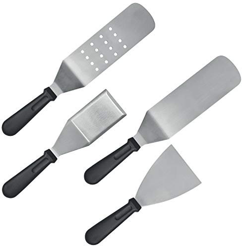 bremermann Pfannenwender- und Grillspachtel-Set 4-TLG, aus Edelstahl