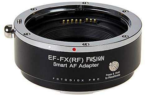 Fotodiox Pro Fusion Adapter, Smart AF Adapter - Compatible with Canon EOS (EF/EF-S) D/SLR Lenses to Fuji X-Series Mirrorless Cameras with Full Automated Functions