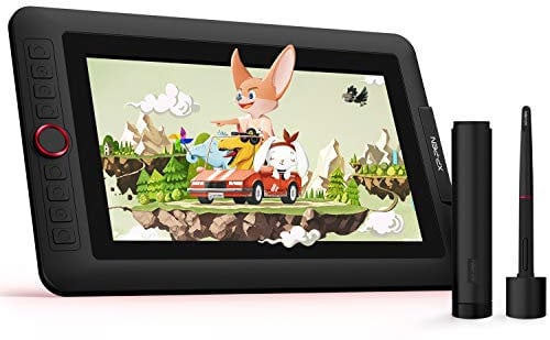 XP-PEN Artist 12 Pro - Tableta gráfica con Pantalla HD IPS de 11,6, lápiz Capacitivo de 8192 Niveles con inclinación y 8 Teclas de Acceso Directo, Compatible con Mac, Windows