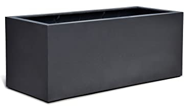 ESCHBACH® Pflanzkübel Box 100 Anthrazit Schwarz Rechteckig * 100 x 45 x 45 cm * 10 Jahre Garantie