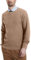 Kallspin Men's Wool Blend Jumper Sweater Crewneck Cable-Knit Pullover Sweater (Coffee, M)