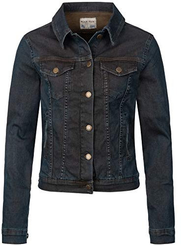 Rock Creek Damen Jeans Jacke Übergangs Jacke Denim Blouson Stretch Kurz Classic Jeansjacken Urban Stonewash D-401 Mittelblau S