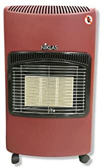 Niklas - Calefacción de gas (4200 W, NOVA Fashion, Niklas, calefacción de gas interior, 120 m3, calefacción auxiliar de gas con ruedas