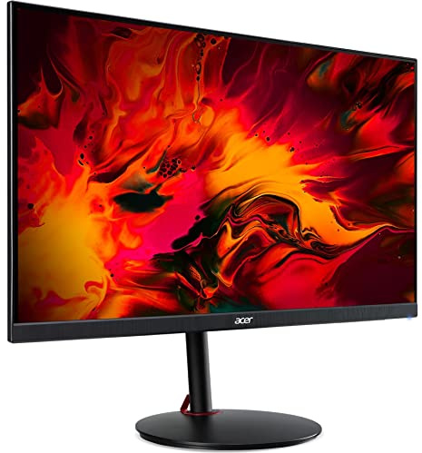 Acer Nitro XV252Q Zbmiiprx 24.5 Full HD (1920 x 1080) IPS Zero-Frame FreeSync Premium Gaming Monitor, DisplayHDR400, 99% sRGB, Up to 280Hz, Up to 0.5ms (Display Port & 2 x HDMI 2.0 Ports), Black