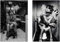 FGHSD Peintures sur Toile Toilette Sexy Femme Homme Couple Imprime Bar Fille Fumer et Boire Photo Affiche Moderne Noir Blanc décor 2x40x60cm sans Cadre