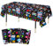 KRUCE 3er Pack 80er Party Tischdecken,80er Plastik Tischdecke Hip Hop Thema Geburtstagsfeier Dekorationen,220 * 130cm