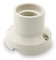 AMARCORDS - Plafoniera in porcellana attacco e27 base applique portalampade vintage colore BIANCO