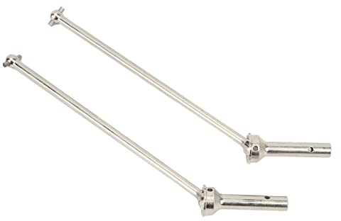 Oumefar Metall-RC-CVD-Antriebswelle Dogbone-Gelenk CVD-Antriebswellen-Set RC-CVD-Antriebswellen Vorne und Hinten Auto-Upgrade-Teil für 1/7 1/8 RC-Auto(Silber)