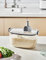 Eden & Willow Large Storage Box for Grains and Rice, Modern Kitchen Container with Air-tight Sealing and scoop for Rice, Cereal, Beans, Coffee, Flour (Black, 5kg), (STR-RIC)