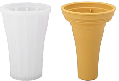 YUMILI Slushie Maker Cup - Quick Frozen 150ml Gran Capacidad para Hacer Bebidas Slushie Maker Cup con Tapa para Verano, Blanco/Naranja/Verde/Amarillo(Amarillo)