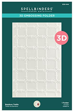 Bamboo Trellis 3D Embossing Folder from The Painter’s Garden Collection by Susan Tierney-Cockburn