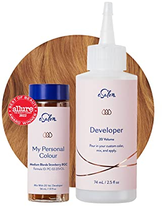 eSalon Permanent Hair Colour Set, 100% Grauabdeckung, Heimcolorationen, 0% Ammoniak Haarfarben, Multidimensionale Haarfarben, Professionelle Haarfarben