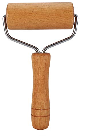 Lwuey Matterello in Legno Antiaderente, Piccolo Rullo Stendipasta Mini Mattarello per Pasta Pizza Panettiere Rotolo Pasticceria T Tipo Preparazione di Doppio Artigianato Fondente Panetteria Domestica