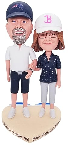 mydedor Benutzerdefinierte Wackelkopf-Figur, lebensechte Premium-Figur, exquisite Details, personalisierte Wackelkopf-Geschenke für Auto, Freund, Familie, Chef, Büro, Kollegen
