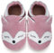IceUnicorn Baby Lauflernschuhe Krabbelschuhe Baby Mädchen Jungen Lederpuschen Weicher Leder Wildledersohlen Lederschuhe Babys(NR Rosa Fuchs, 12-18 Monate)