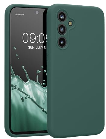 kwmobile Housse Compatible avec Samsung Galaxy A54 5G Coque - Housse de téléphone Protection Souple en TPU Silicone - Vert Sapin
