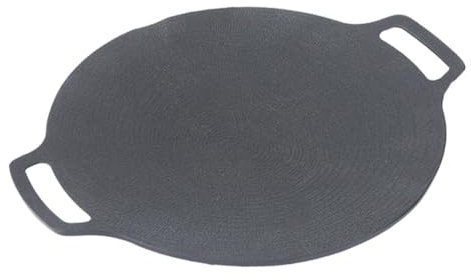 SHOWERORO Runde Backform 1Stk Koreanische Backform Koreanische Grillplatte Bbq grill pan grillschale Bratpfanne Backformen Outdoor-Barbecue-Grillplatte Antihaftplatte für Grill Steak