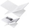 Acryl Buchständer 38 x 24 x 14 cm Buchhalter großen offenen Buch Display Stand für Display Kochbuch Kunstbuch Bibel Gästebuch - Couchtisch Leseständer zum Lesen – Weiß, Große