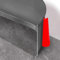 Battiscopa in PVC Adesivo, 10cm x 5m Copri Battiscopa Adesivo, Morbido Profilo Angolare PVC, Profili in PVC Copri Battiscopa Decorativi per Cucina e Bagno,Soggiorno, Officio (Grigio)