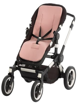 Norababybags - Colchoneta reversible para silla paseo - comodidad y estilo en tus paseos - Etnic Rosa 30x80x1 cm