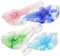 Mikinona 4pièces Support à Baguettes Verre Avec Motif Floral Repose-couteaux Élégant Pour Décoration De Table Et Organisation Des Ustensiles De Cuisine