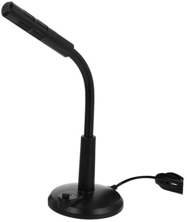 VINTORKY Tiny Microphone for Computer Usb Laptop Microphone Clip Live Streaming Mic Chat Mic Mini Base