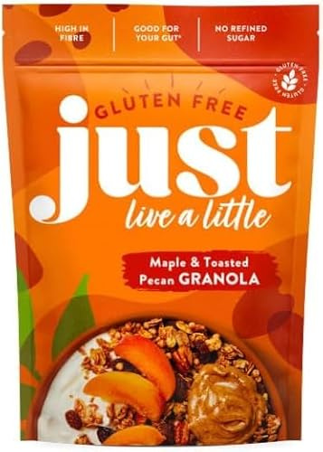 Healthy Snacks & Mixes Bundle – Dried Pineapple, Mango, Pears, Chocolate Nut Mixes, Salt & Vinegar Nuts, Granola & Toppers – No Added Sugar, High Fibre (JUST Maple/Toasted Pecan Granola 1.2KG)