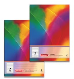 BRUNNEN Schulheft 32 Blatt DIN A4 - Doppelpack (Lineatur 2 Doppelheft)