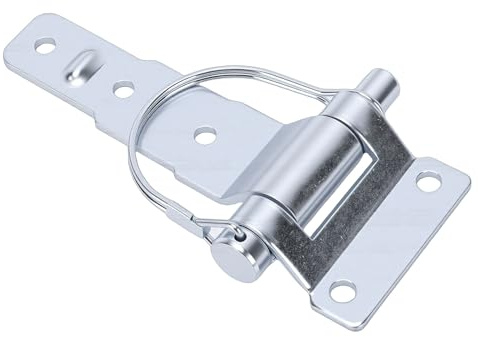 Generic Bisagras Desmontables de Acero Tipo D para Coche, Bisagra de Puerta de Remolque Resistente para Camiones, Furgonetas, Remolques de Caballos