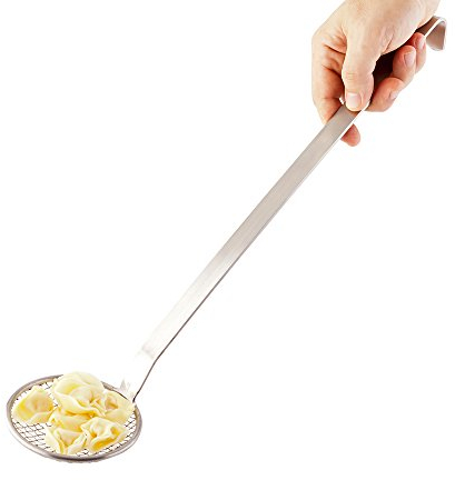 Restaurantware RWT0174 Met Lux Skimmer 4 1 count box Skimmers, Stainless Steel