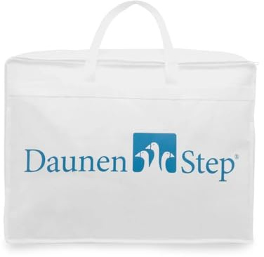 Daunen Steppdecke Qualität D200 | 155x220 cm Lange Single Italien (Calore Trio 4 Seasons)