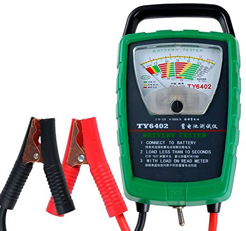 Prueba de batería de Alta precisión Profesional de 4 – 500 Ah 2 V 6 V 12 V con Dispositivo electrónico de comprobador de batería para Coche